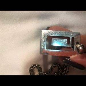 Gucci Silver G trademark Pendant